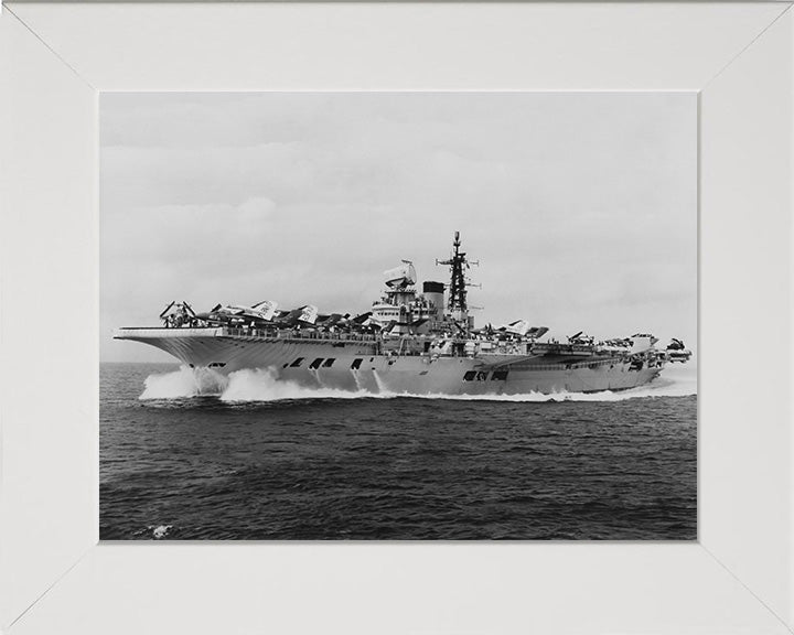 HMS Victorious R38 Royal Navy Illustrious class aircraft carrier Photo Print or Framed Print - Hampshire Prints