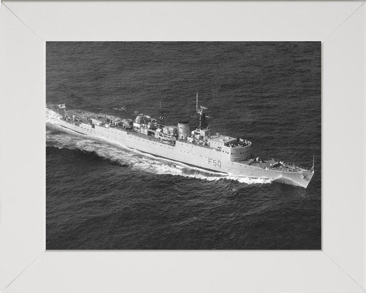 HMS Venus F50 (R50) | Photo Print | Framed Print | Poster | Type 15 | Frigate | Royal Navy Hampshire Prints