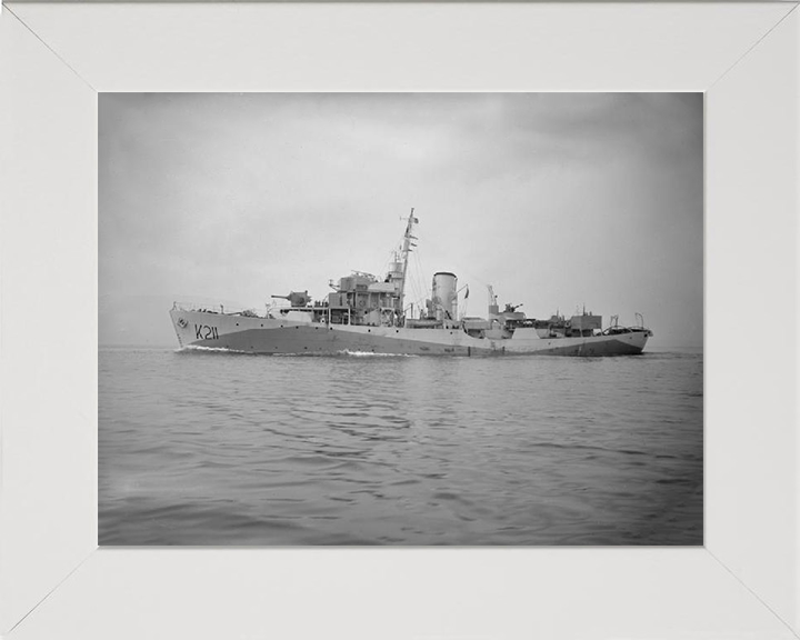 HMS Snowflake K211 Royal Navy Flower class corvette Photo Print or Framed Print - Hampshire Prints