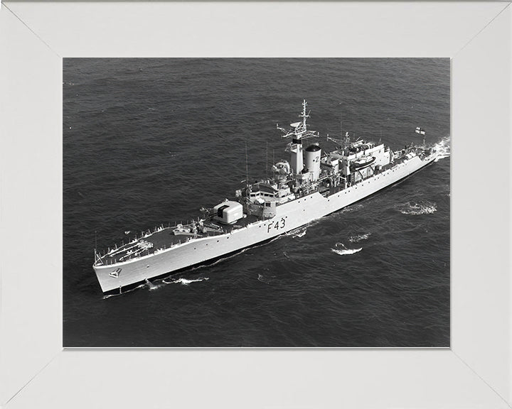 HMS Torquay F43 Royal Navy Whitby class frigate Photo Print or Framed Print - Hampshire Prints