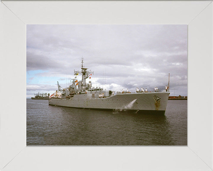 HMS Rothesay F107 Royal Navy Rothesay Class Frigate Photo Print or Framed Print - Hampshire Prints