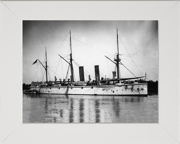 HMS Mercury (1878) | Photo Print | Framed Print | Poster | Iris Class | Cruiser | Royal Navy Hampshire Prints