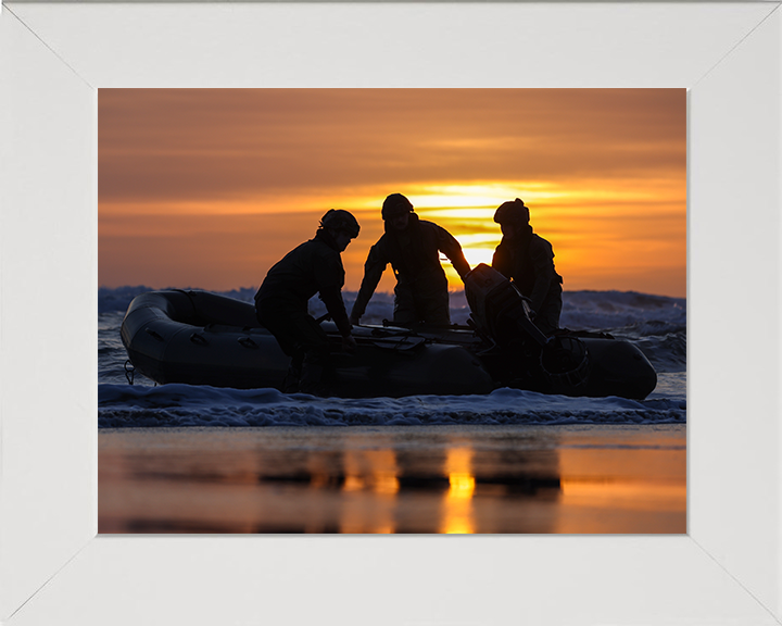 Royal Marines beach Landing at sunset | Photo Print | Framed Print | Military | 47 Commando | Wall Art | Decor | Royal Marines | Photography | RM Hampshire Prints
