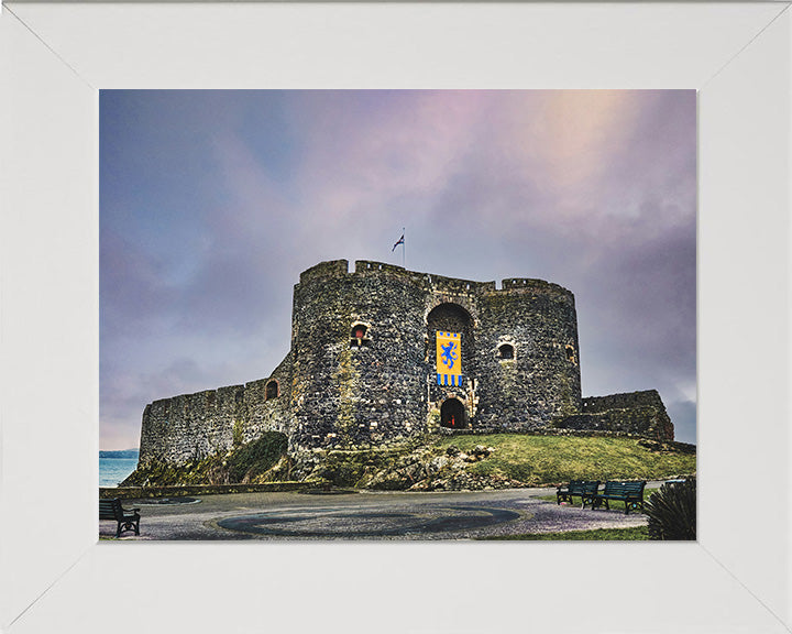 Carrickfergus Castle Northern Ireland at sunset Photo Print - Canvas - Framed Photo Print - Hampshire Prints