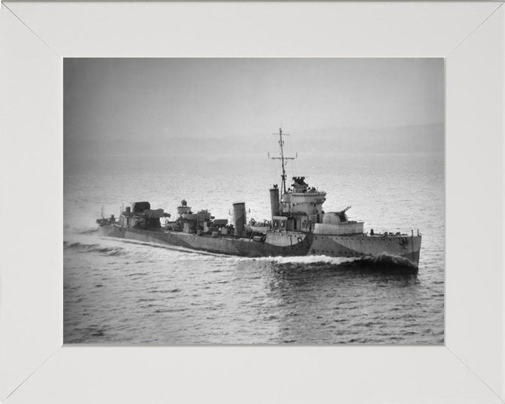 HMS Verdun L93 | Photo Print | Framed Print | Admiralty V Class | Destroyer | Royal Navy Hampshire Prints