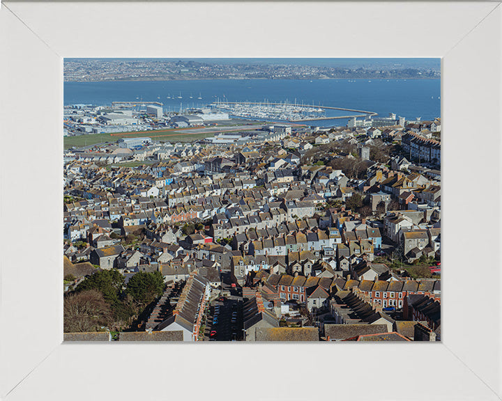 Portland rooftops Dorset Photo Print - Canvas - Framed Photo Print - Hampshire Prints