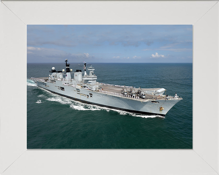 HMS Illustrious R06 Royal Navy Invincible class Aircraft Carrier Photo Print or Framed Print - Hampshire Prints