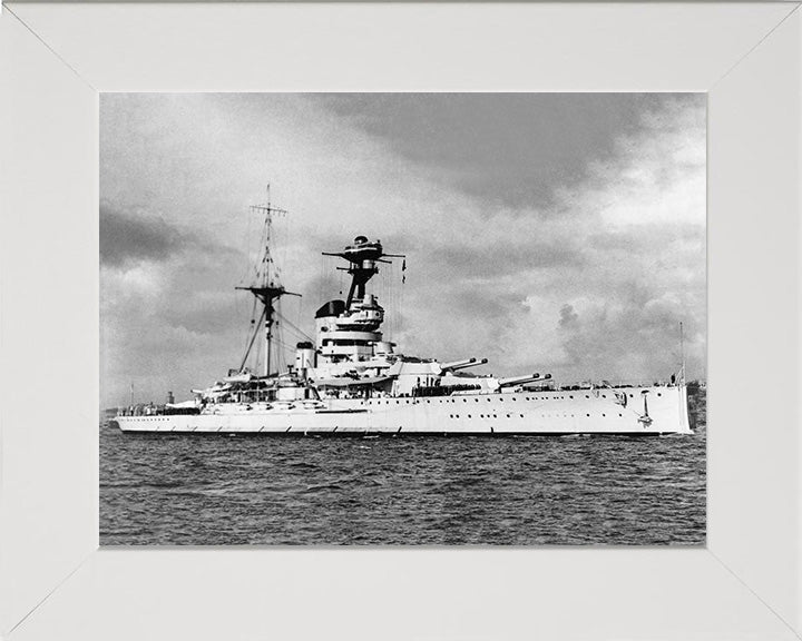 HMS Resolution (09) Royal Navy Revenge class battleship Photo Print or Framed Print - Hampshire Prints