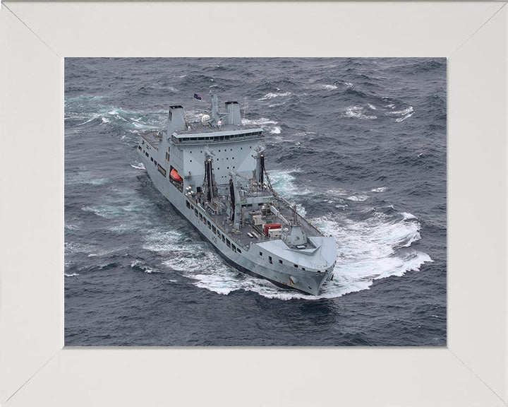 RFA Tideforce A139 | Photo Print | Framed Print | Tide class | Tanker | Royal Fleet Auxiliary Hampshire Prints 10 x 8 White Frame No