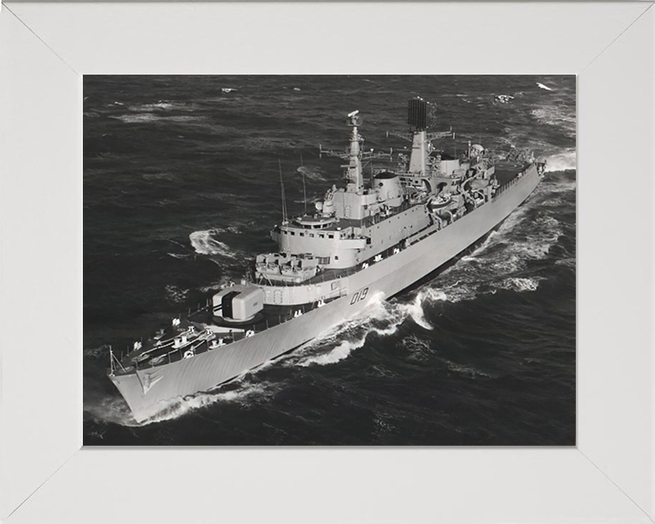 HMS Glamorgan D19 Royal Navy County class Destroyer Photo Print or Framed Print - Hampshire Prints