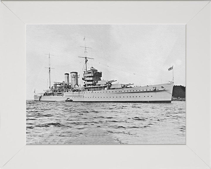 HMS York (90) Royal Navy York Class heavy cruiser Photo Print or Framed Print - Hampshire Prints