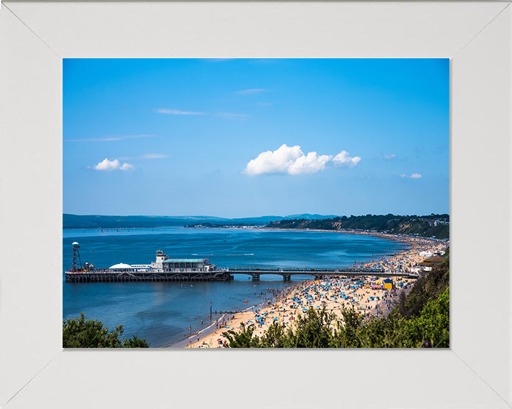 Bournemouth Beach Dorset in summer Photo Print - Canvas - Framed Photo Print - Hampshire Prints