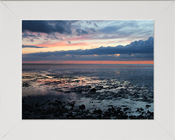 Heacham Beach Norfolk at sunset Photo Print - Canvas - Framed Photo Print - Hampshire Prints