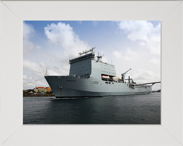 RFA Mounts Bay L3008 | Photo Print | Framed Print | Bay Class | Auxiliary Dock | Royal Fleet Auxiliary Hampshire Prints