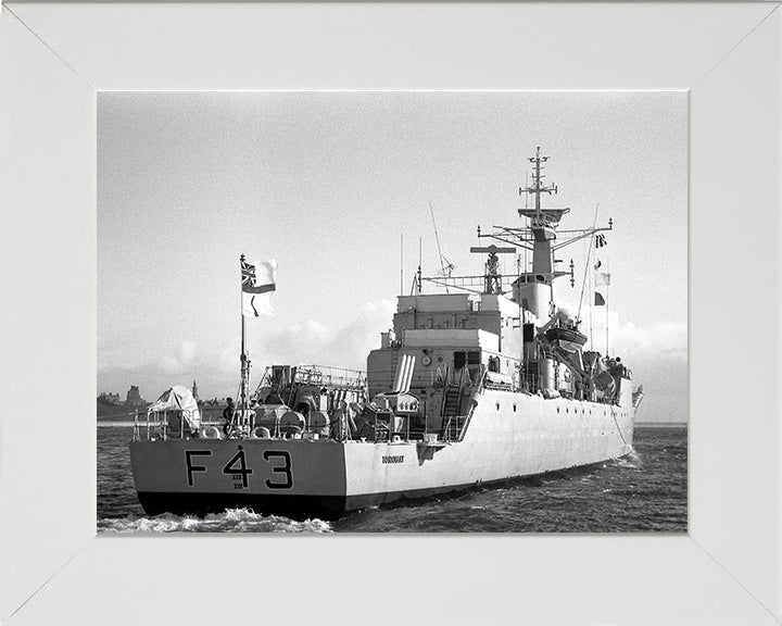 HMS Torquay F43 Royal Navy Whitby Class Frigate Photo Print or Framed Print - Hampshire Prints