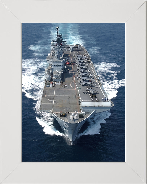 HMS Illustrious R06 | Photo Print | Framed Print | Invincible Class | Aircraft Carrier | Royal Navy Hampshire Prints