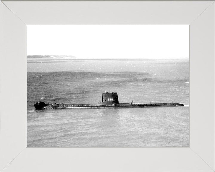 HMS Alderney S66 (P416) Royal Navy Amphion class submarine Photo Print or Framed Print - Hampshire Prints