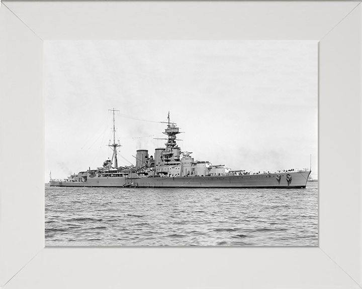 HMS Hood (51) | Photo Print | Framed Print | Admiral Class | Battlecruiser | Royal Navy Hampshire Prints
