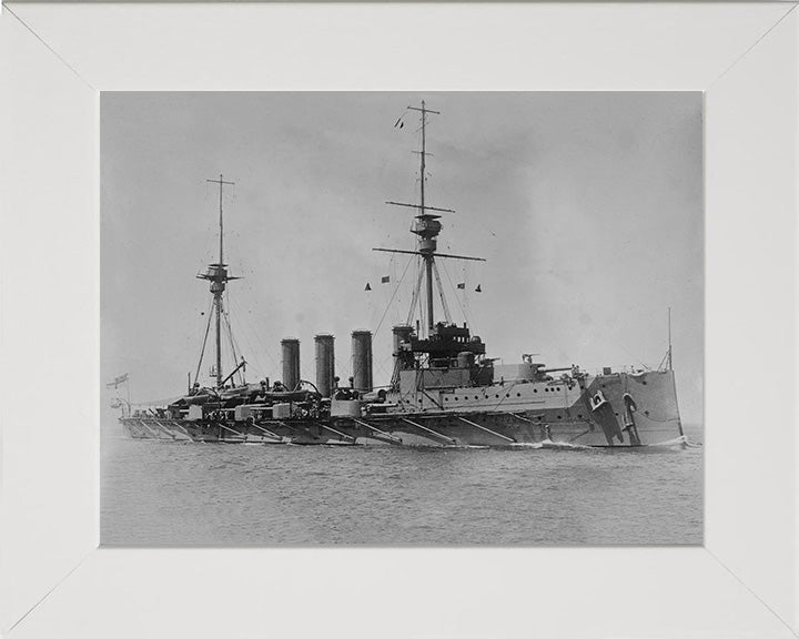 HMS Achilles (1905) Royal Navy Warrior class armoured cruiser Photo Print or Framed Photo Print - Hampshire Prints