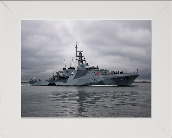 HMS Tamar P233 | Photo Print | Framed Print | River Class | Patrol Vessel | Royal Navy Hampshire Prints