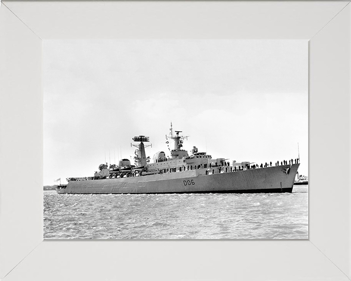 HMS Hampshire D06 Royal Navy County class destroyer Photo Print or Framed Print - Hampshire Prints