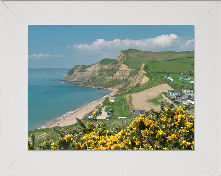 Eype beach Dorset in summer Photo Print - Canvas - Framed Photo Print - Hampshire Prints