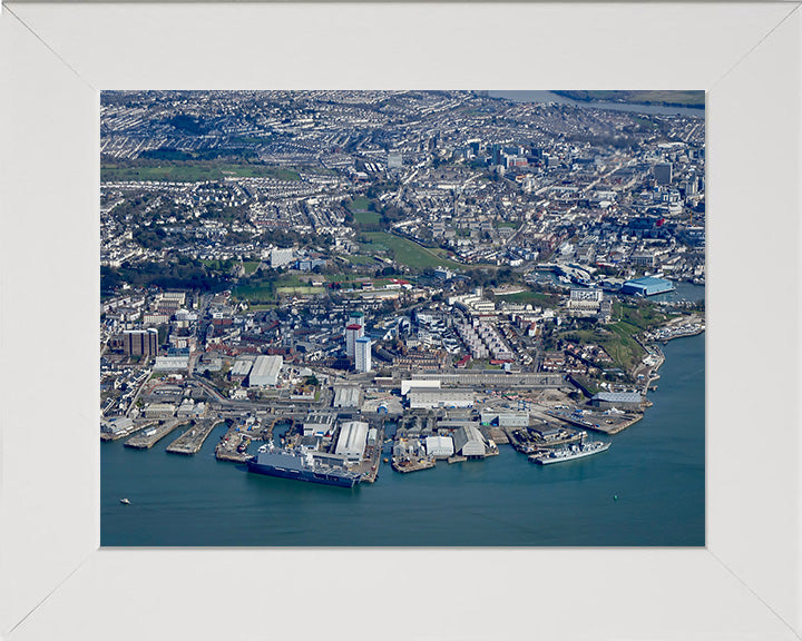 HMNB Plymouth (Devonport) Aerial Photo Print or Framed Photo Print - Hampshire Prints