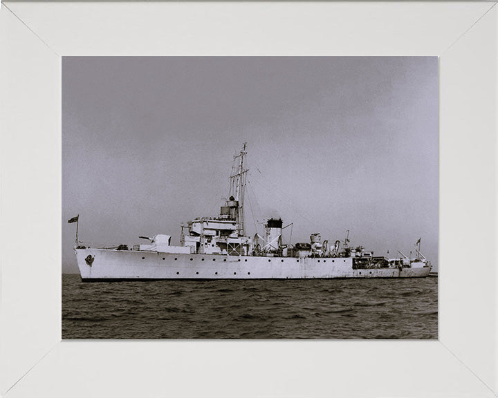 HMS Ready J223 Royal Navy Algerine class minesweeper Photo Print or Framed Print - Hampshire Prints