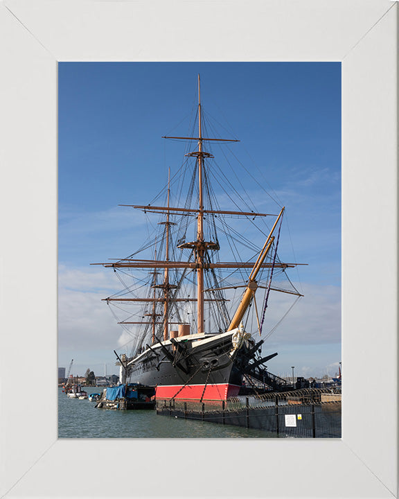 HMS Warrior 1860 | Photo Print | Framed Print | Poster | Steam-powered Armoured Frigate | Royal Navy Hampshire Prints