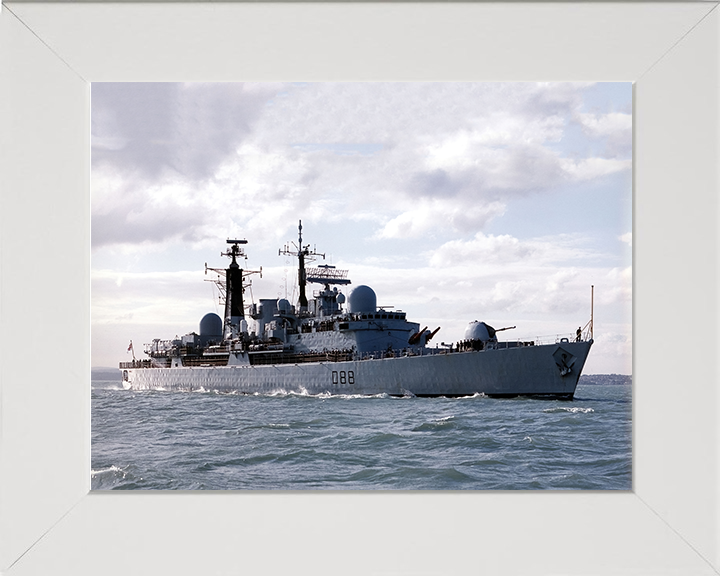 HMS Glasgow D88 Royal Navy Type 42 Destroyer Photo Print or Framed Print - Hampshire Prints