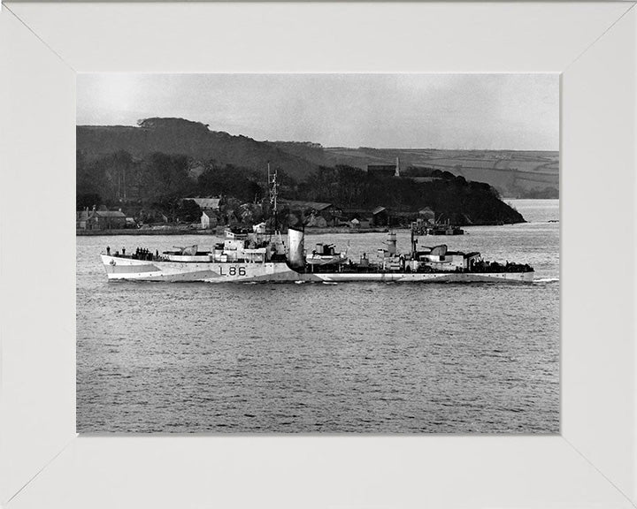 HMS Wensleydale L86 Royal Navy Hunt class destroyer Photo Print or Framed Print - Hampshire Prints