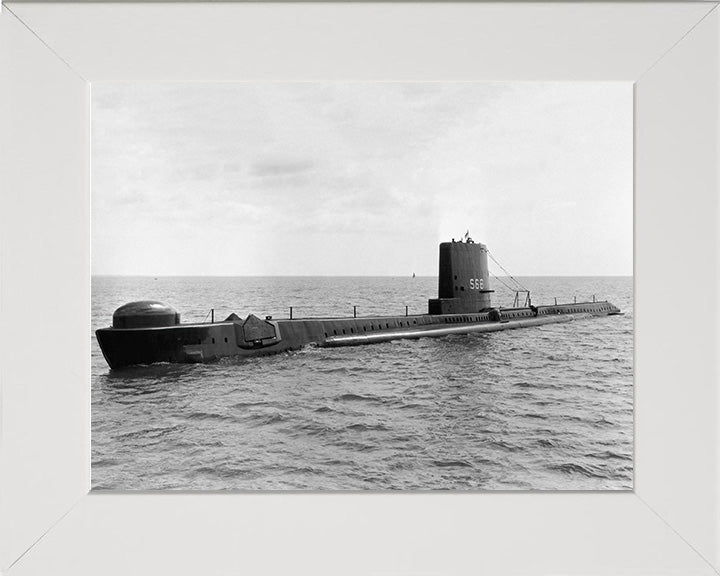 HMS Alderney S66 (P416) Royal Navy Amphion class submarine Photo Print or Framed Print - Hampshire Prints