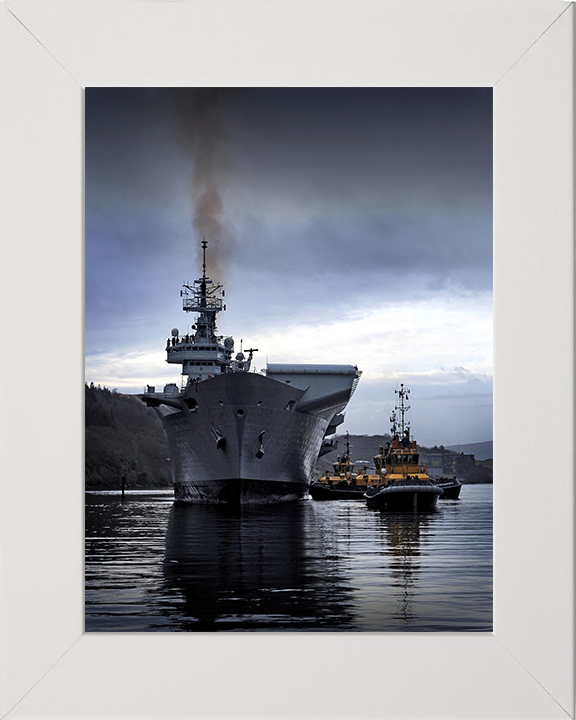 HMS Illustrious R06 Royal Navy Invincible class Aircraft Carrier Photo Print or Framed Print - Hampshire Prints