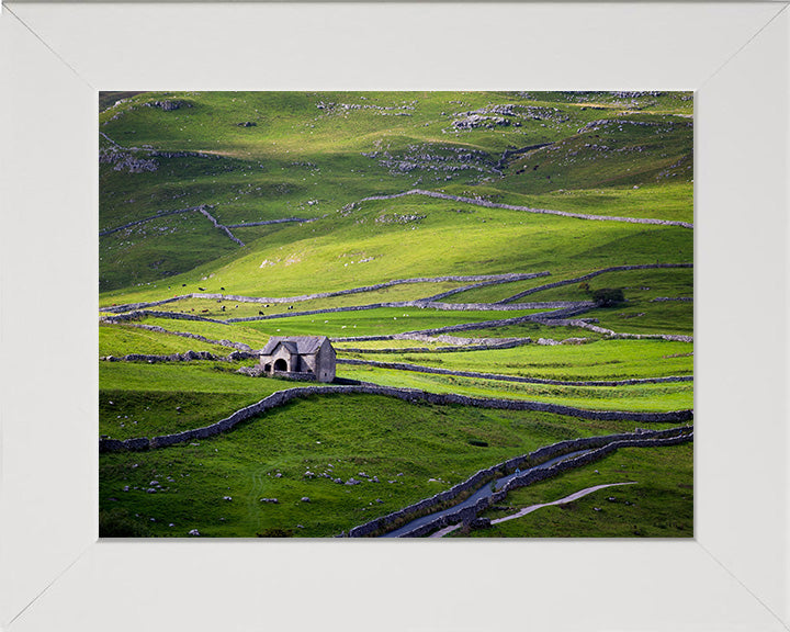 A stone cottage in The Yorkshire Dales Photo Print - Canvas - Framed Photo Print - Hampshire Prints