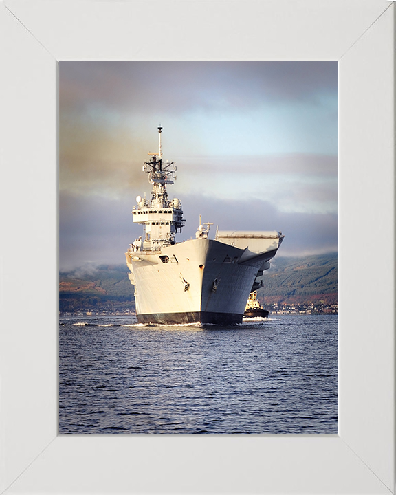 HMS Illustrious R06 Royal Navy Invincible class Aircraft Carrier Photo Print or Framed Print - Hampshire Prints