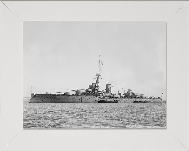 HMS Monarch (1911) Royal Navy pre dreadnought Battleship Photo Print or Framed Print - Hampshire Prints