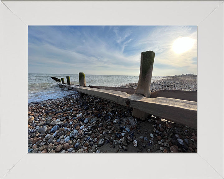 East Preston beach West Sussex Photo Print - Canvas - Framed Photo Print - Hampshire Prints