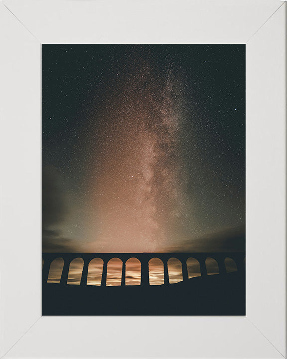 Milky way over the Ribblehead Viaduct Yorkshire Photo Print - Canvas - Framed Photo Print - Hampshire Prints