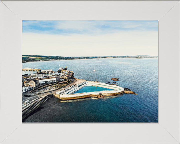 Jubilee Pool Penzance Cornwall from above Photo Print - Canvas - Framed Photo Print - Hampshire Prints