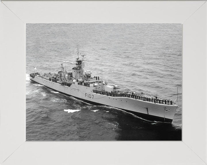 HMS Rothesay F107 Royal Navy Rothesay Class frigate Photo Print or Framed Print - Hampshire Prints