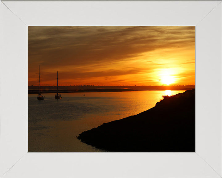 River Crouch Rochester Essex at sunset Photo Print - Canvas - Framed Photo Print - Hampshire Prints