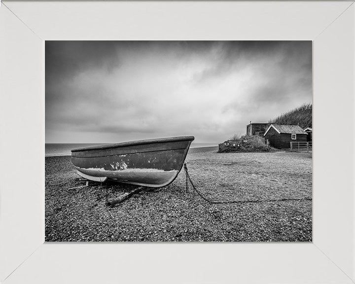 Dunwich Beach Suffolk black and white Photo Print - Canvas - Framed Photo Print - Hampshire Prints