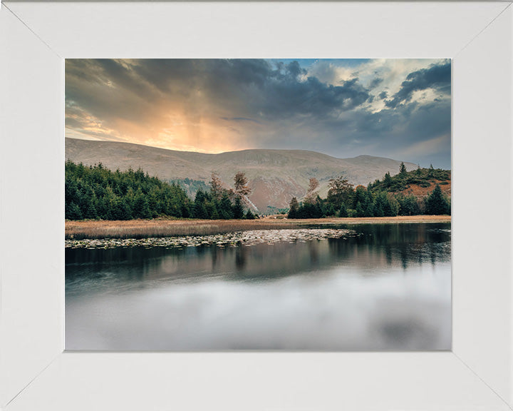 Harrop Tarn the Thirlmere Cumbria at sunrise Photo Print - Canvas - Framed Photo Print - Hampshire Prints