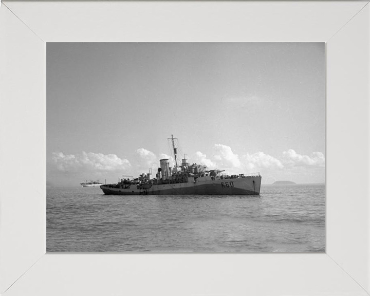 HMS Lavender K60 Royal Navy Flower class corvette Photo Print or Framed Print - Hampshire Prints