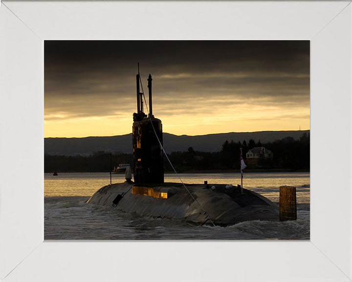 HMS Spartan S105 Submarine | Photo Print | Framed Print | Swiftsure Class | Royal Navy Hampshire Prints