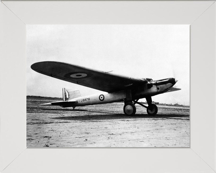 RAF Fairey Long Range Monoplane 1929 | Photo Print | Framed Print | Military | Aircraft | Royal Air Force | Wall Art | Home Decor | Aviation | Photography Hampshire Prints 10 x 8 White Frame No