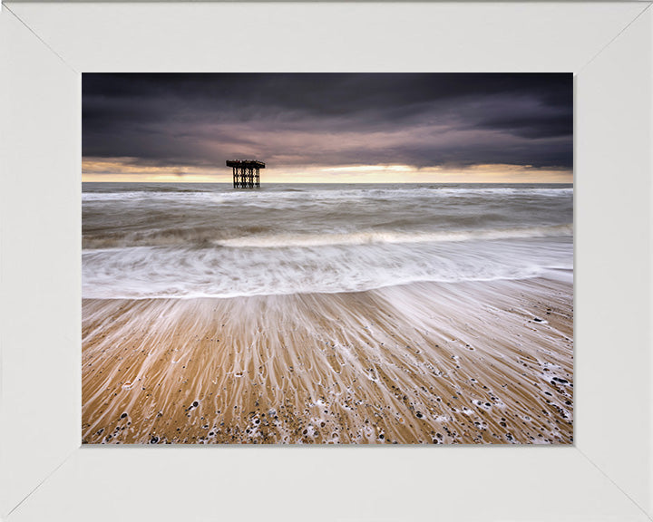 A stormy Sizewell Beach Suffolk at sunset Photo Print - Canvas - Framed Photo Print - Hampshire Prints