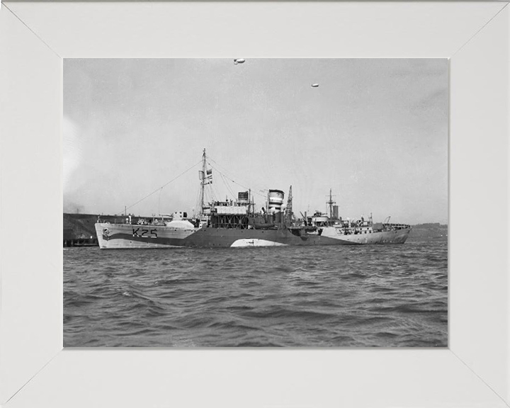 HMS Azalea K25 Royal Navy Flower class corvette Photo Print or Framed Print - Hampshire Prints