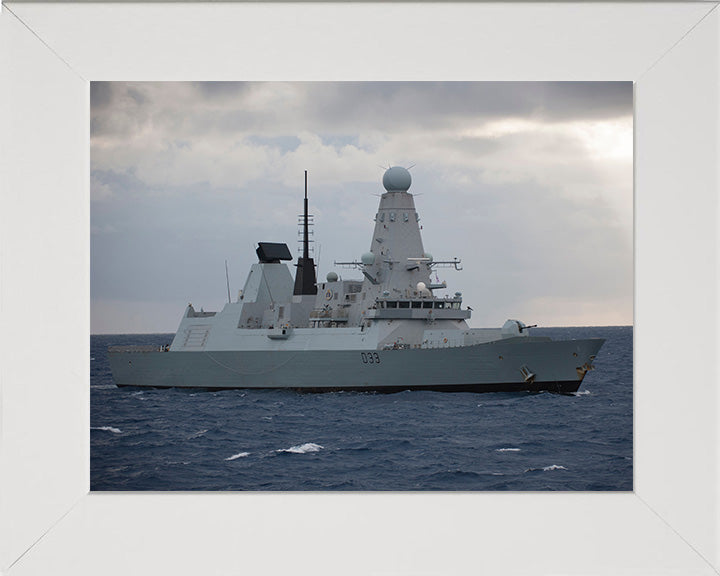 HMS Dauntless D33 Royal Navy Type 45 destroyer Photo Print or Framed Print - Hampshire Prints