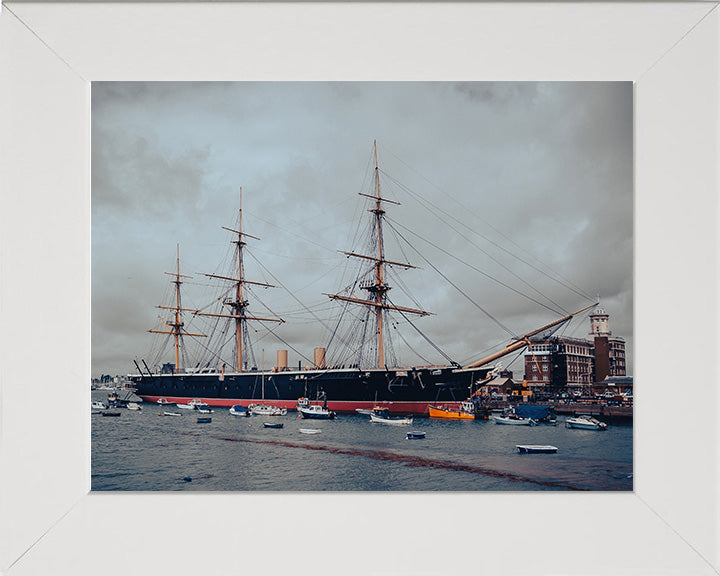 HMS Warrior 1860 | Photo Print | Framed Print | Poster | Steam-powered Armoured Frigate | Royal Navy Hampshire Prints